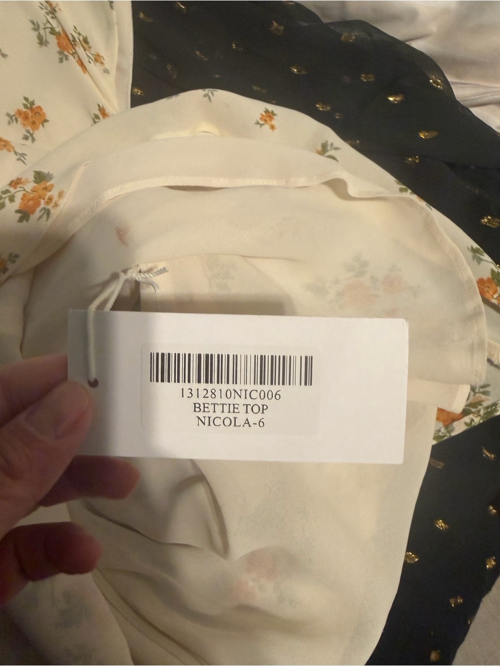 Reformation Floral Cap-Sleeve Jersey Top - Picture 5 of 6